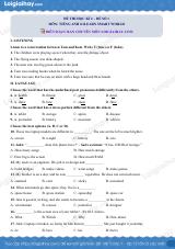 Đề thi học kì 2 Tiếng Anh 8 iLearn Smart World - Đề số 1